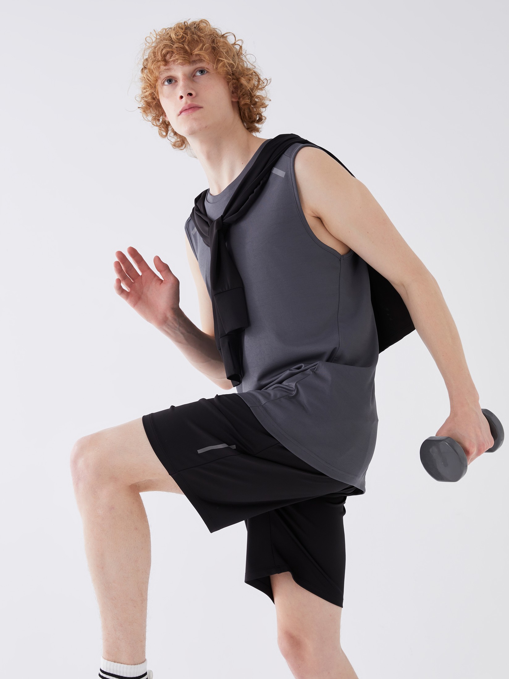 LC Waikiki Muški šorts S44507Z8-CVL, Crni