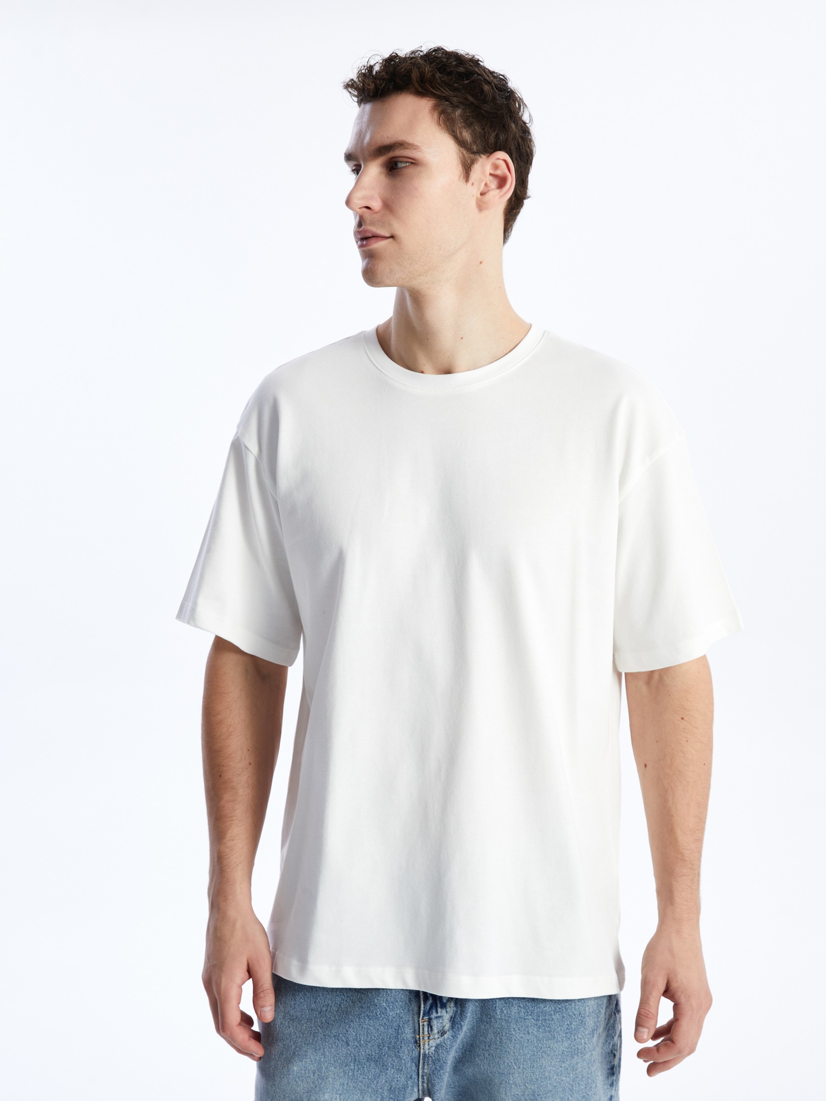 LC Waikiki Muška majica S41473Z8-R9J, Svetlobež