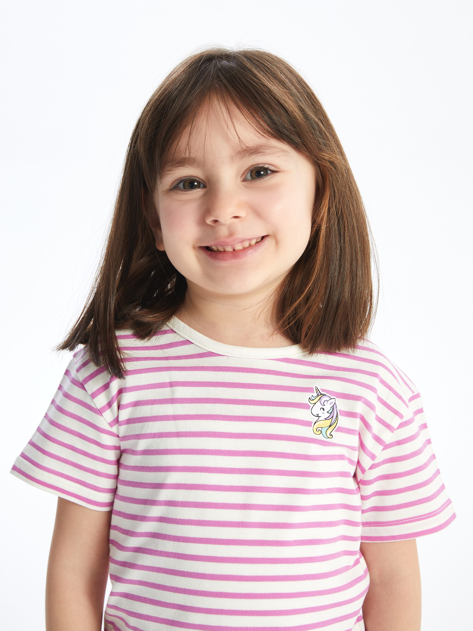 LC Waikiki Majica za devojčice S48945Z1-LGL, Lavanda