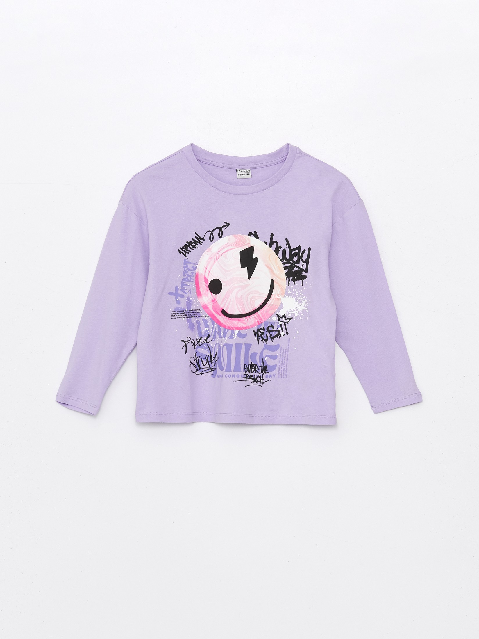 LC Waikiki Majica za devojčice S43857Z4-FKW, Lavanda