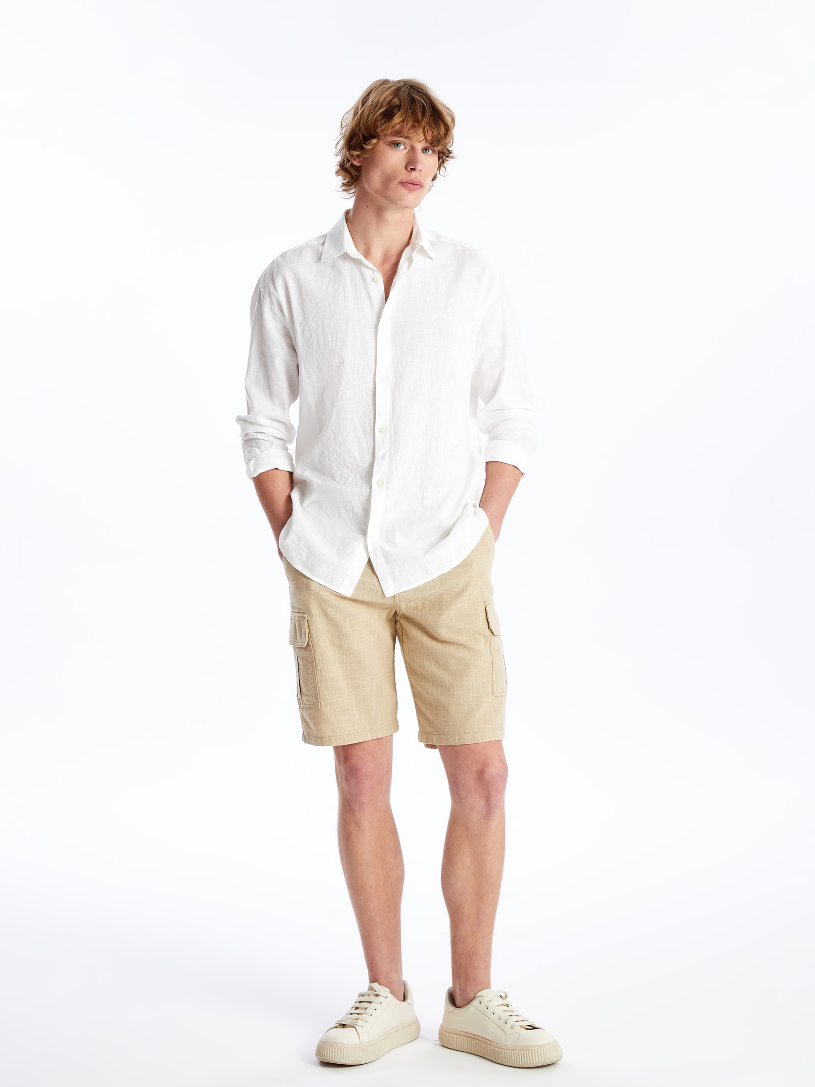 LC Waikiki Muški šorc S4EH70Z8-S5P, Bež