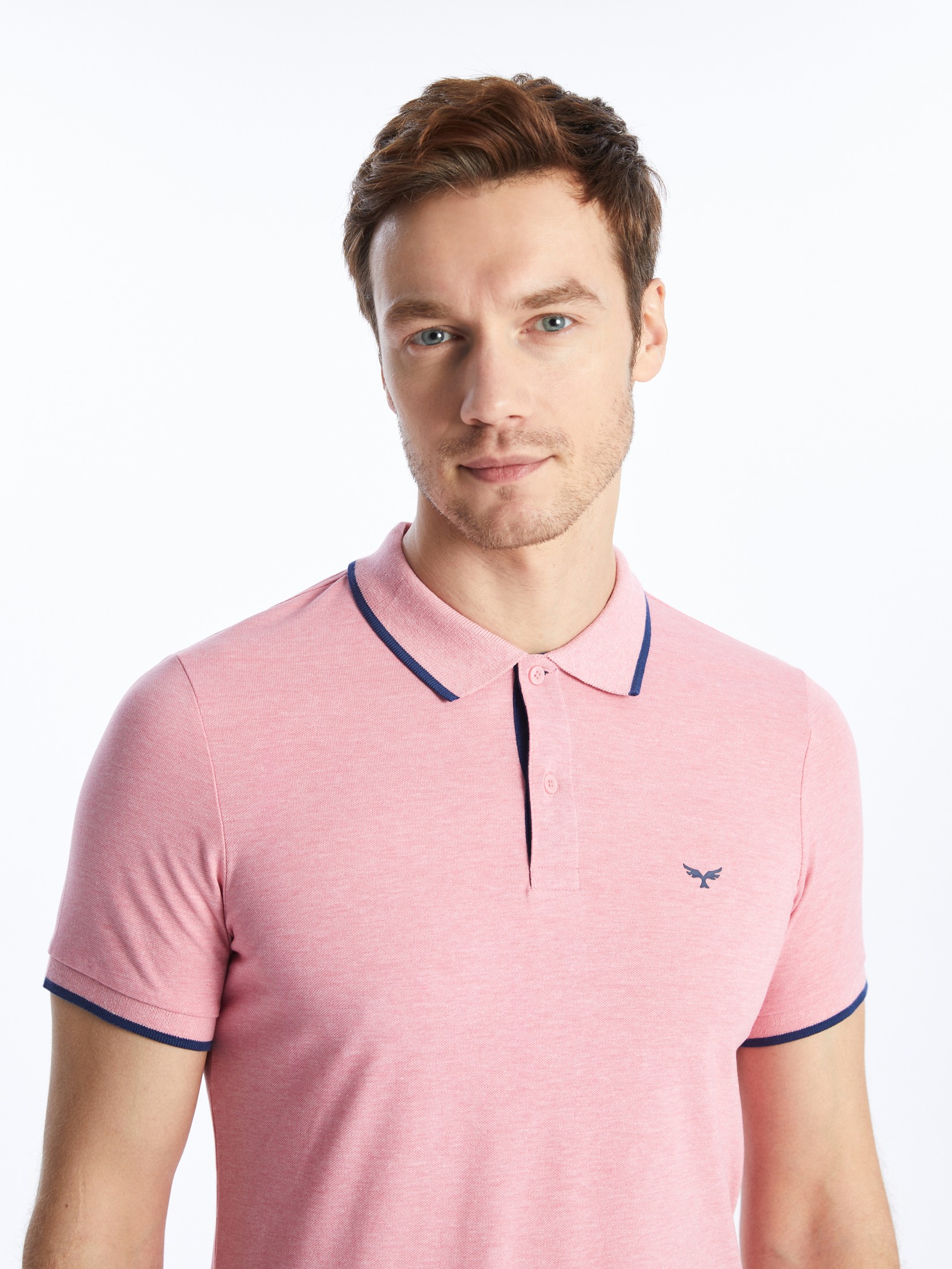 LC Waikiki Muška majica S40987Z8-ESF, Roze