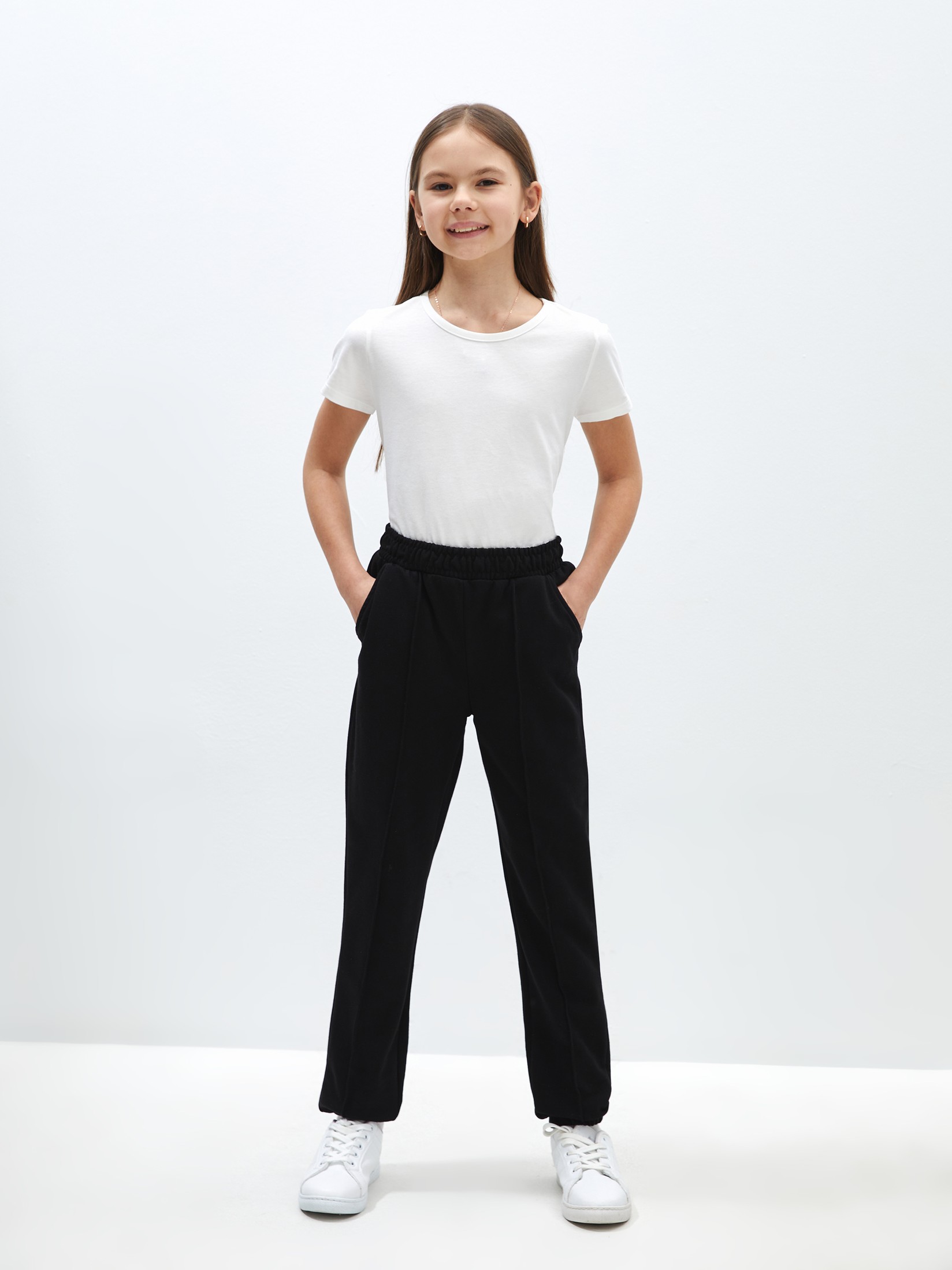 LC Waikiki Pantalone za devojčice S43386Z4-CVL, Crne