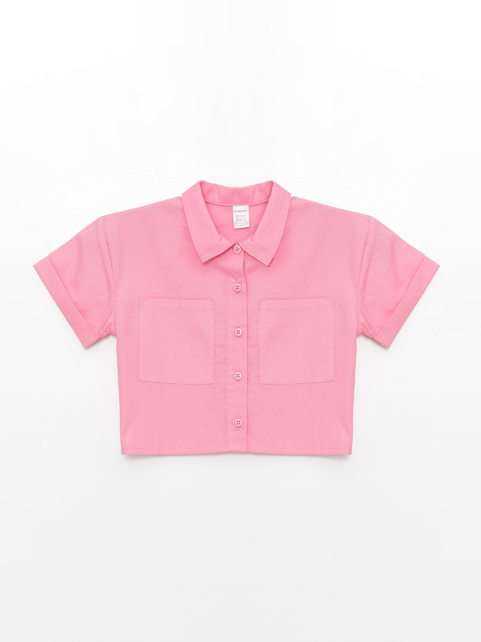 LC Waikiki Košulja za devojčice S4KH13Z1-FNL, Roze