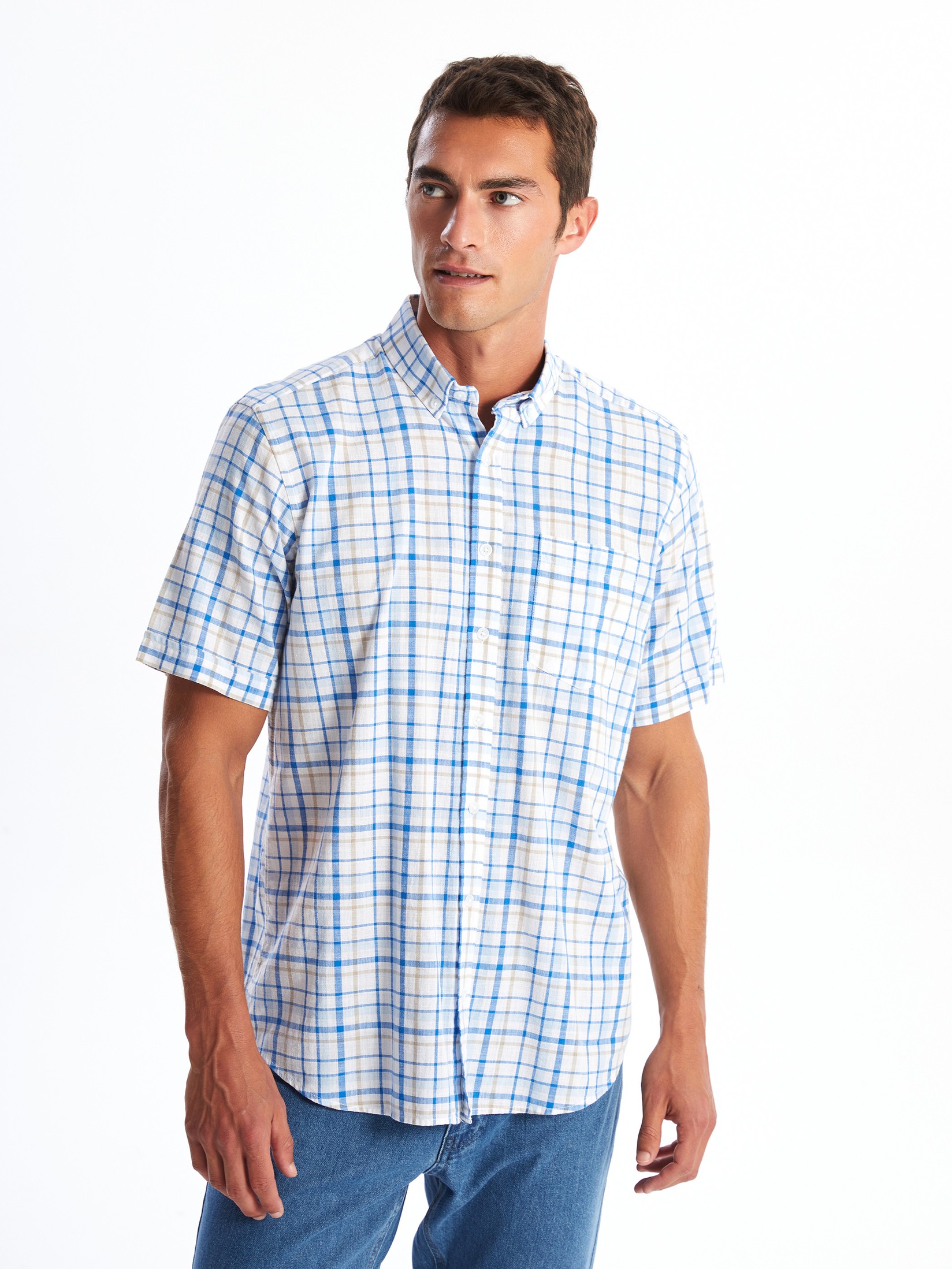 LC Waikiki Muška košulja S4FY42Z8-LKQ, Bež