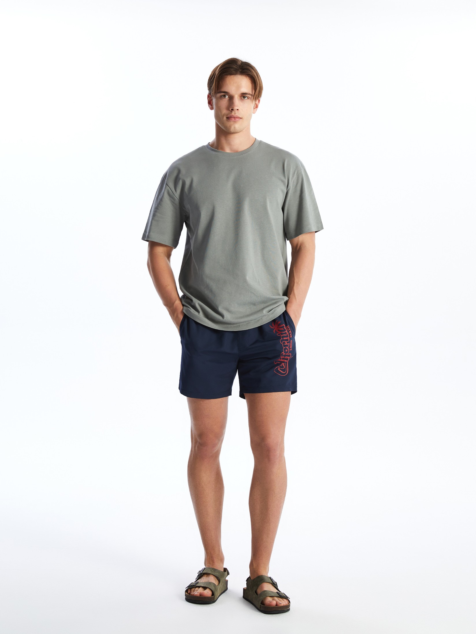 LC Waikiki Muški kupaći kostim S4CS69Z8-CRP, Teget