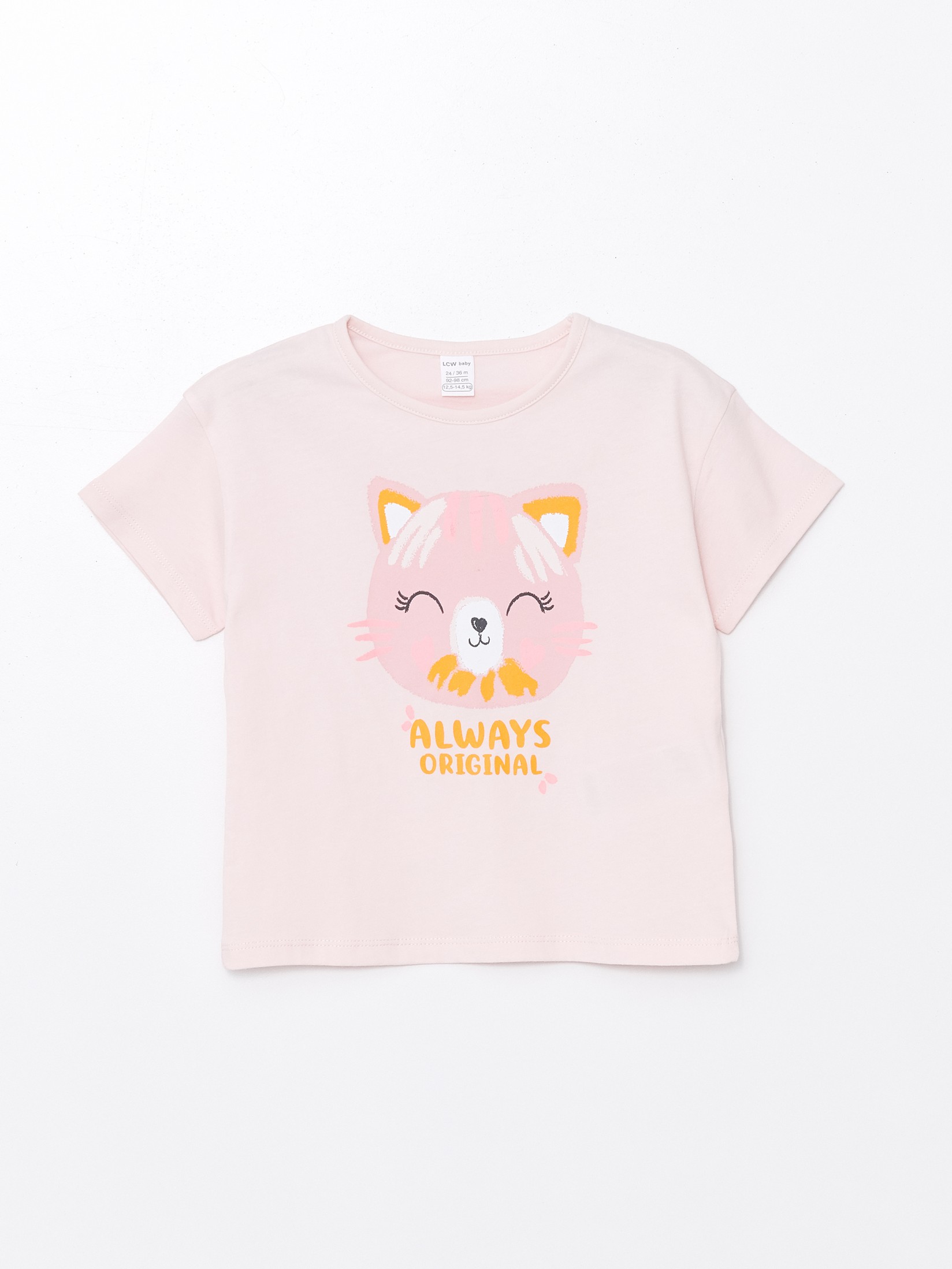 LC Waikiki Majica za devojčice S4J422Z1-FUG, Roze