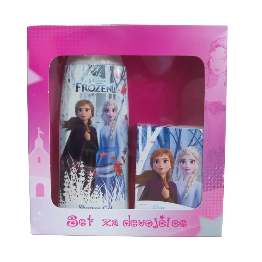 Kozmetički set za devojčice Frozen, Gel za tuširanje 300 ml + Taoletna voda 30 ml