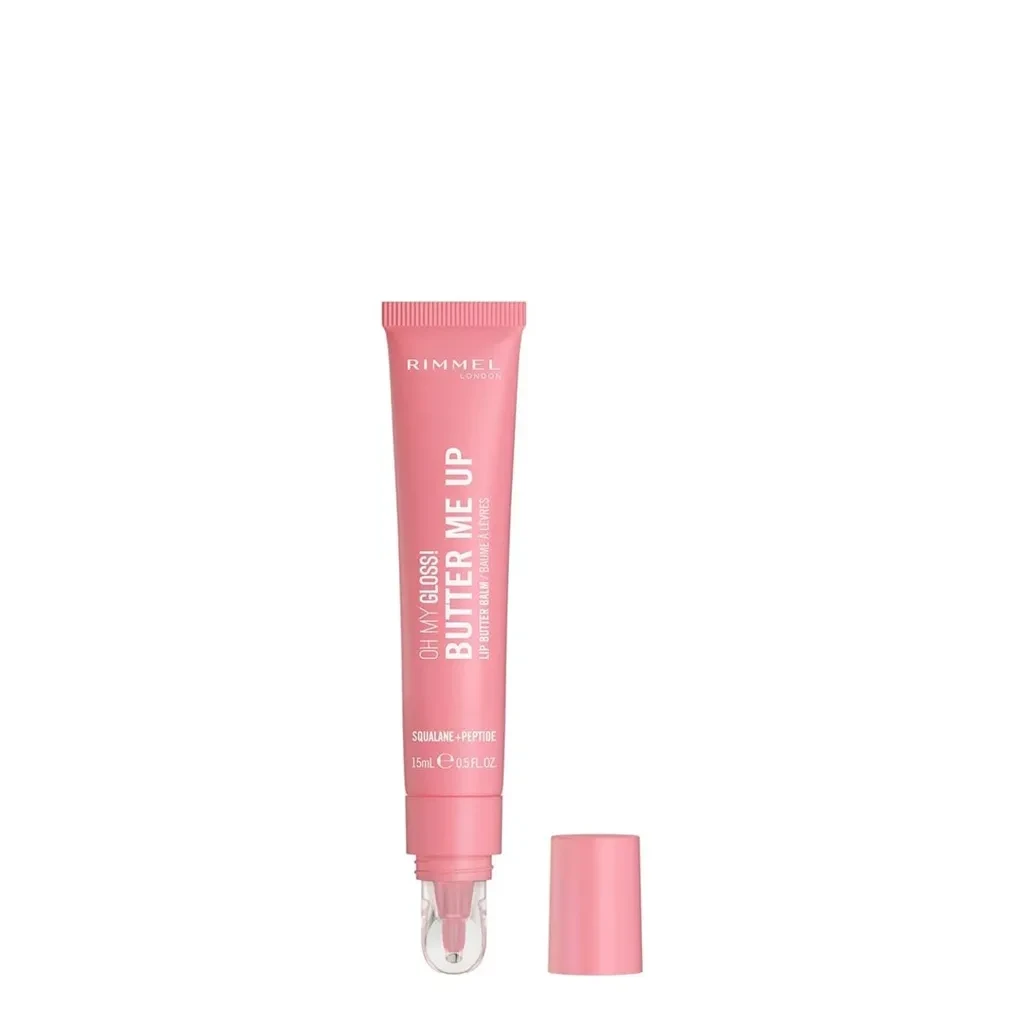 Rimmel Balzam za usne u boji Butter me up, 002 Bubble Gum, 15 ml