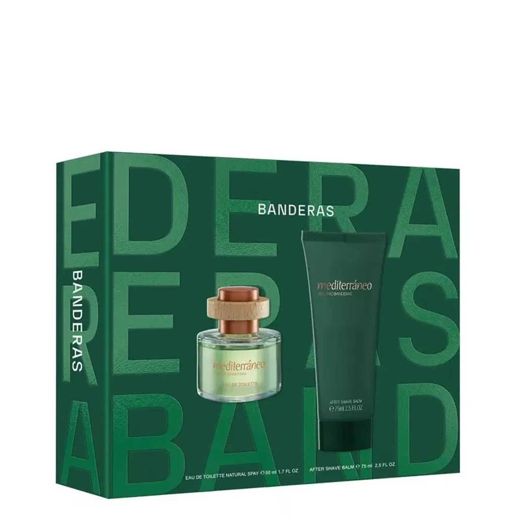 Antonio Banderas Muški parfemski set Mediterraneo, EDT, 50 ml + Balzam posle brijanja, 75 ml