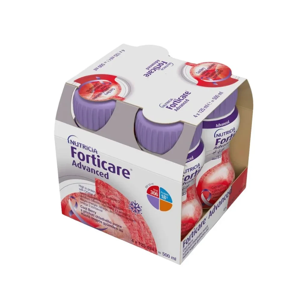 Nutricia Dodatak ishrani Forticare Advanced Cool Berry, 4x125 ml