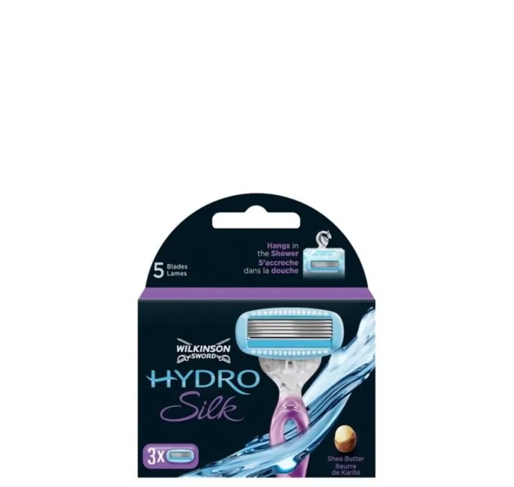 Wilkinson Dopune za ženske brijače Sword Hydro Silk, 3 komada, Svetloplave