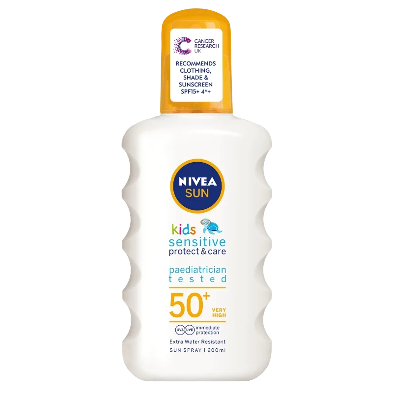 Nivea Dečiji sprej za zaštitu od sunca Sensitive, SPF50, 200ml