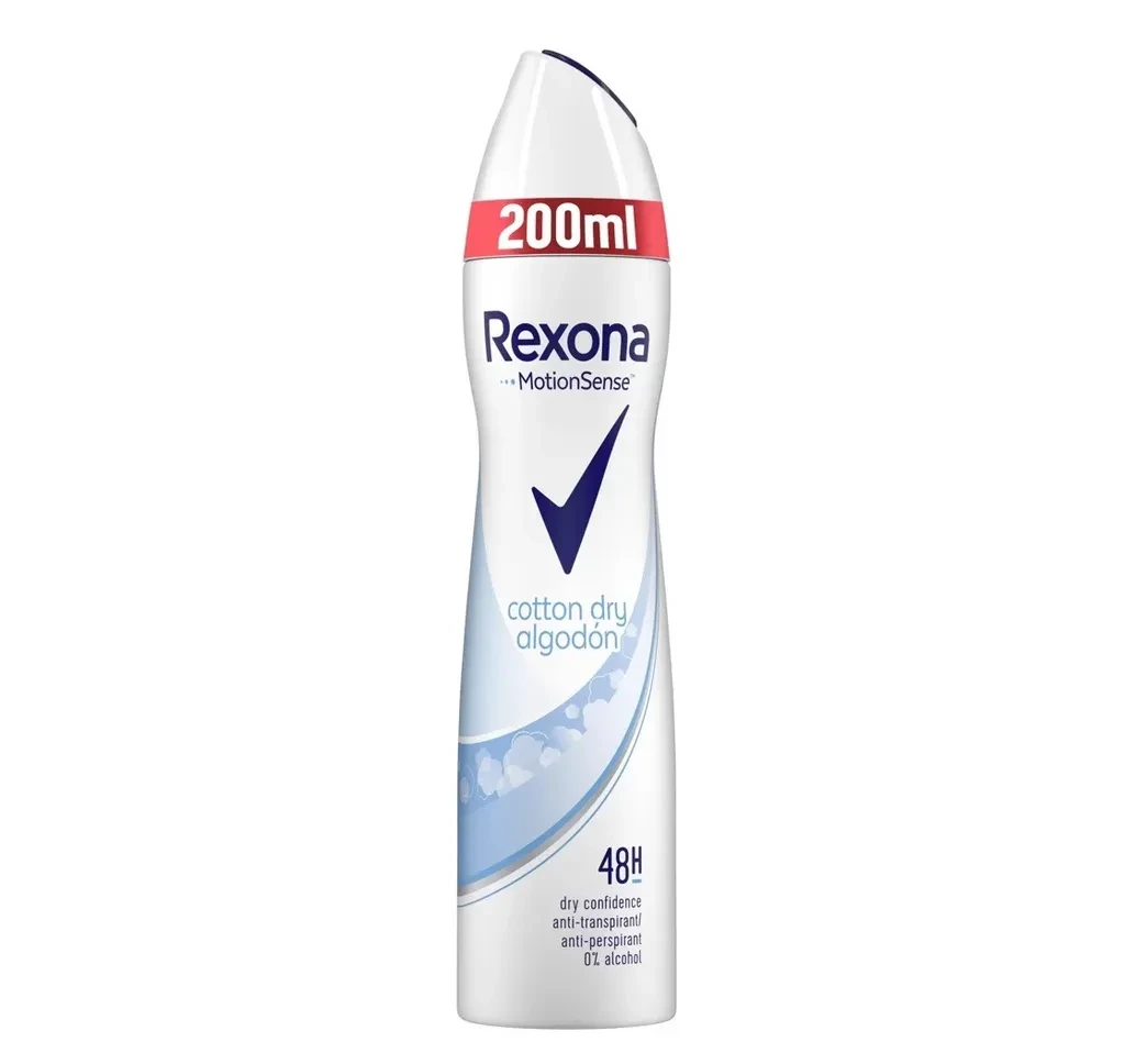 Rexona Ženski dezedorans Cotton Dry, 200 ml