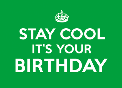 Aca Top Cat Čestitka Stay Cool, Zelena