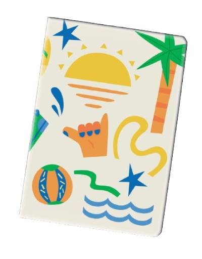 Copy Xerox S.F. Futrola za pasoš Beach, Plava