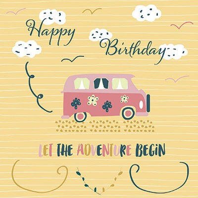 Copy Xerox S.F. Čestitka Let the adventure begin