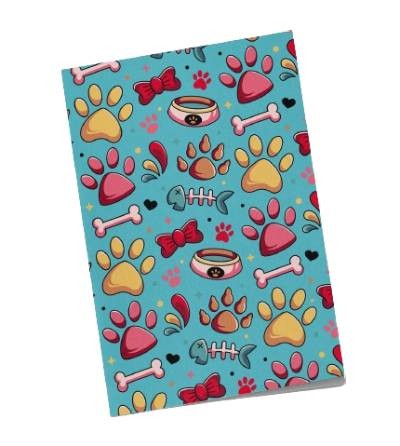 Copy Xerox S.F. Futrola za pasoš za ljubimce Šapice, Plava