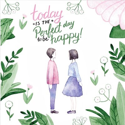 Copy Xerox S.F. Čestitka Today is the perfect day to be happy