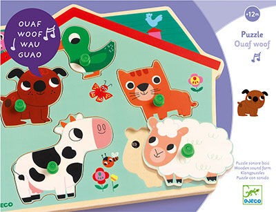 Djeco Igračka za decu sa zvukom Ouaf Woof