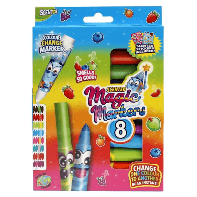 Adriatic Toys Magični mirišljavi flomasteri, 8 komada