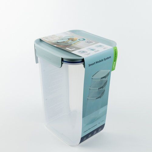 LocknLock Posuda za hranu Modular Plus 4l, Kvadratna, Svetloplava