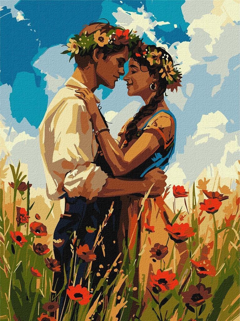 Ideyka Slika po brojevima Ljubav, 30x40cm