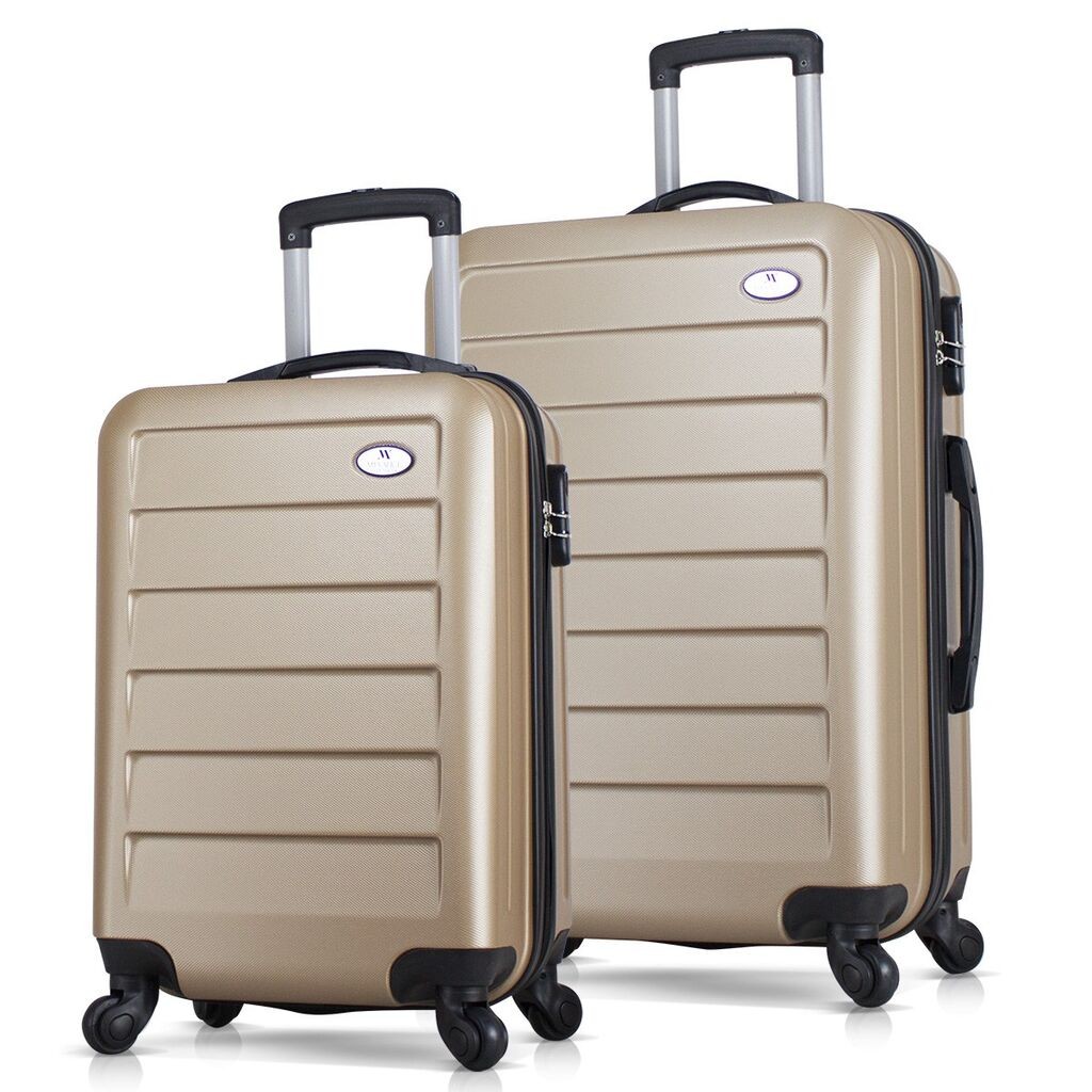 MyValice Set kofera 6370, 2 dela, Zlatne boje