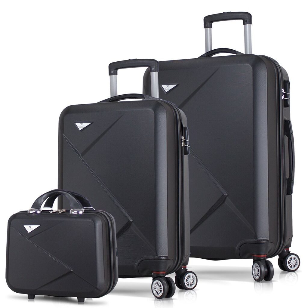 MyValice Set kofera 1482, 3 dela, Crni
