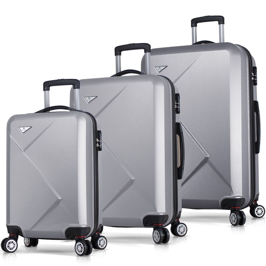 MyValice Set kofera 4889, 3 dela, Sivi