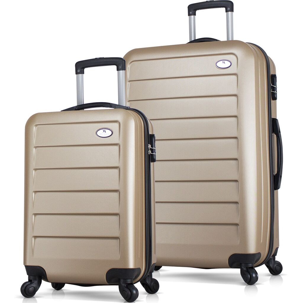 MyValice Set kofera 6448, 2 dela, Zlatne boje