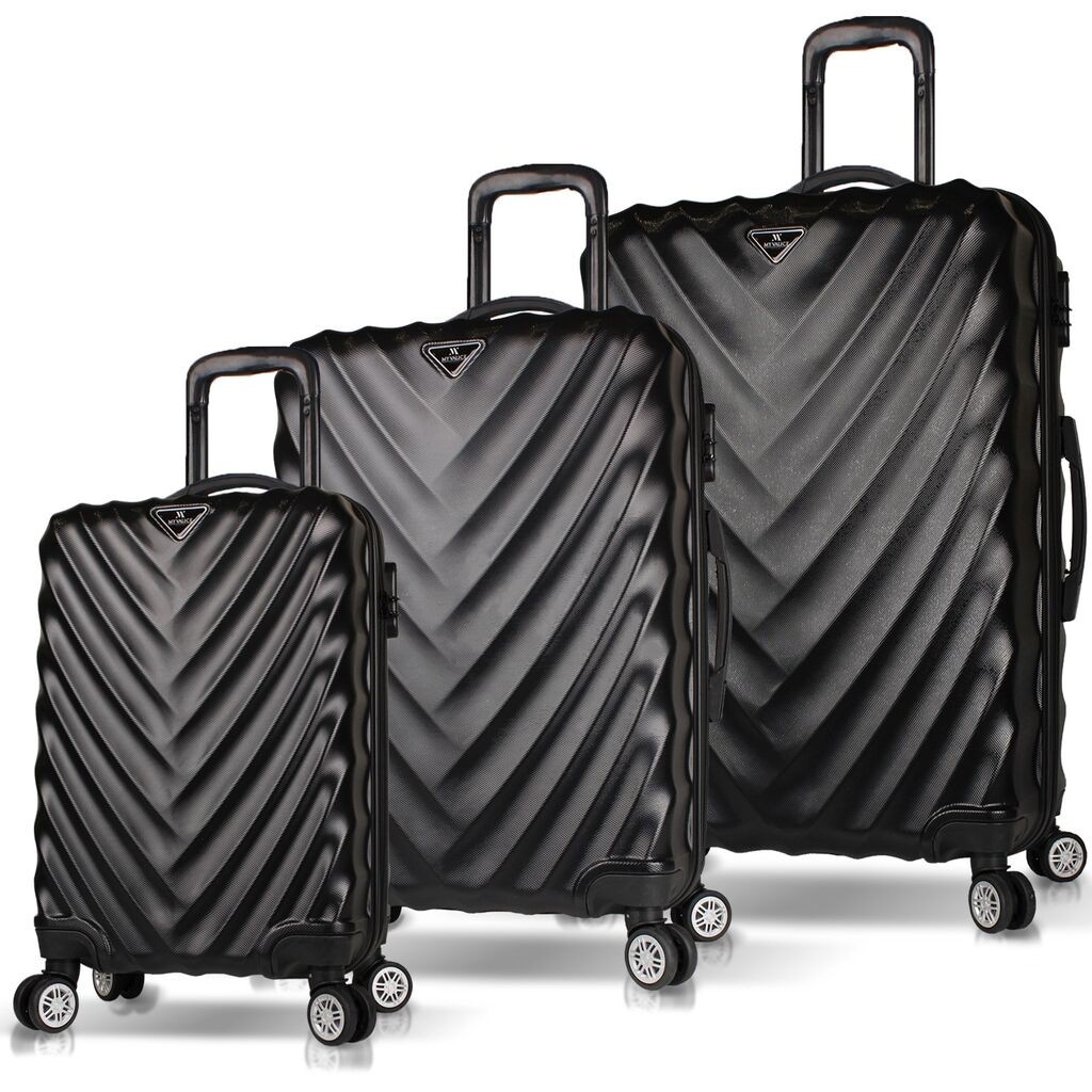 MyValice Set kofera 6623, 3 dela, Crni