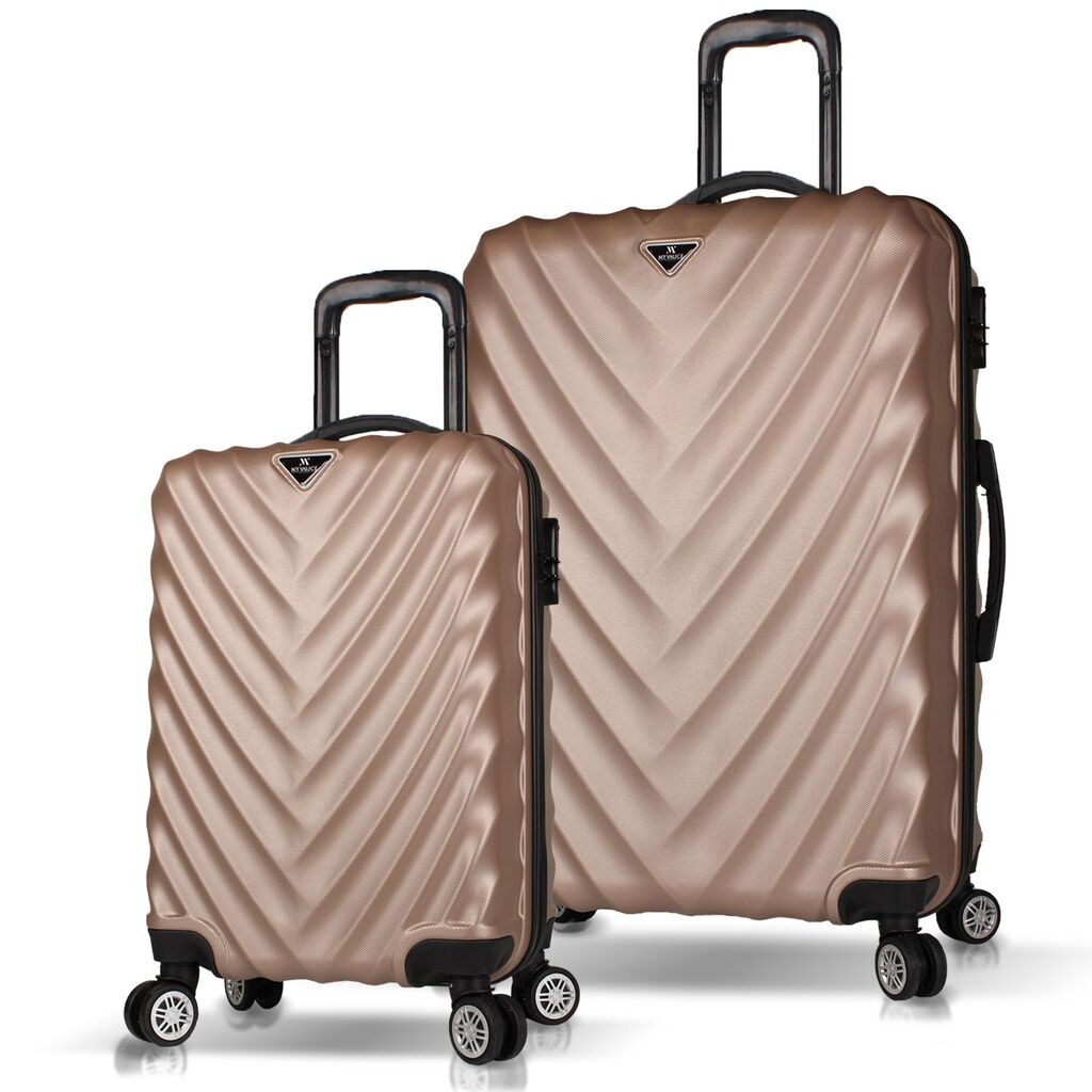 MyValice Set kofera 6753, 2 dela, Zlatne boje