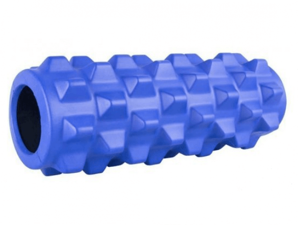 Harc Fitness Roler za masažu Vučji zubi, 33 x 13 cm, Plavi