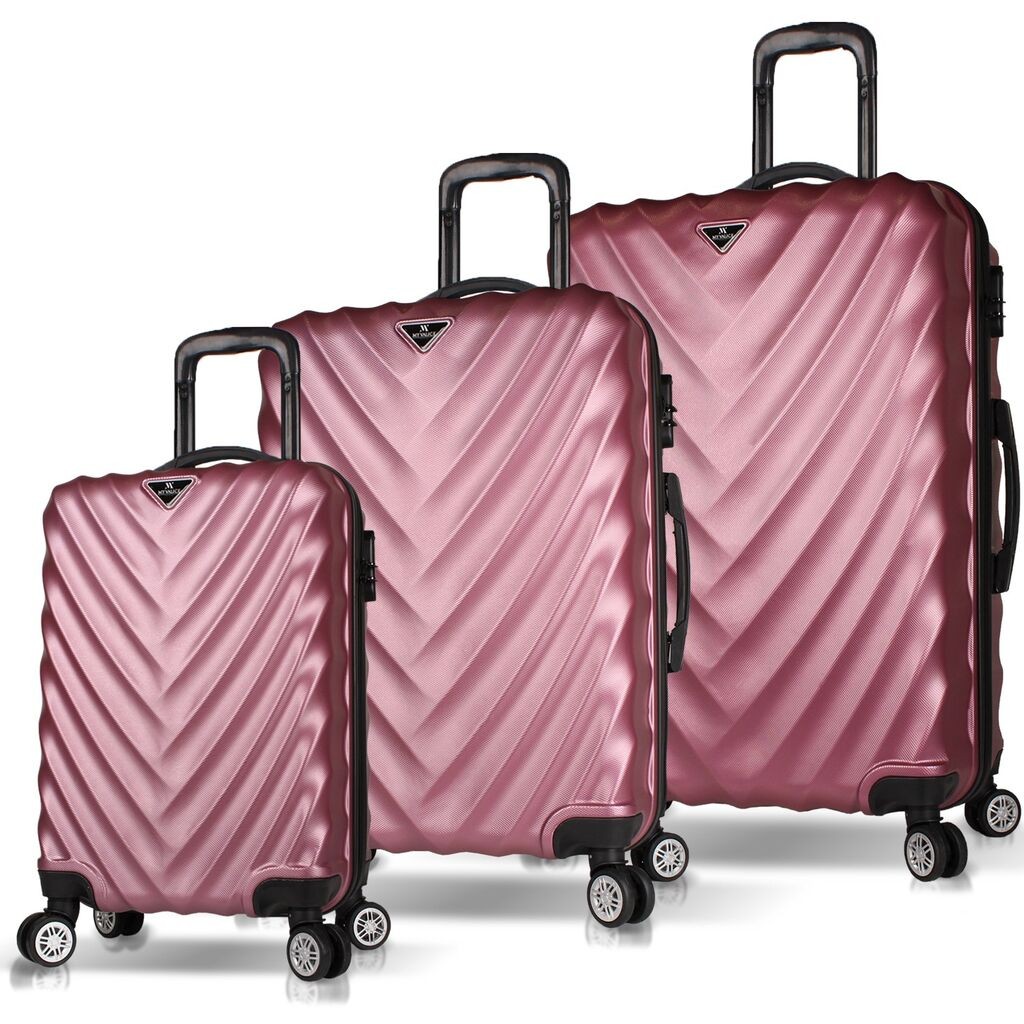 MyValice Set kofera 6609, 3 dela, Rose Gold