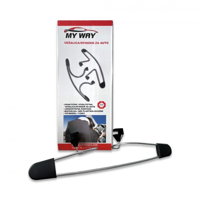 My Way Vešalica za auto, Crno-siva