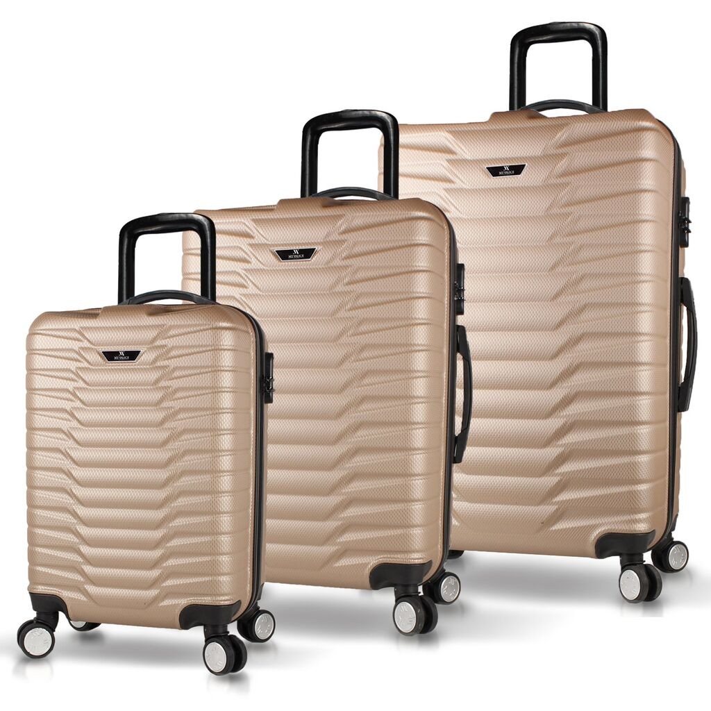 MyValice Set kofera 5578, 3 dela, Zlatne boje