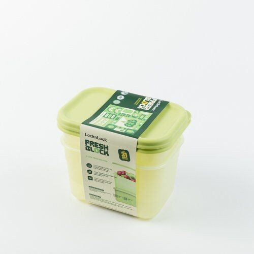 LocknLock Set posuda Fresh Block 640ml, 2 komada, Zeleni