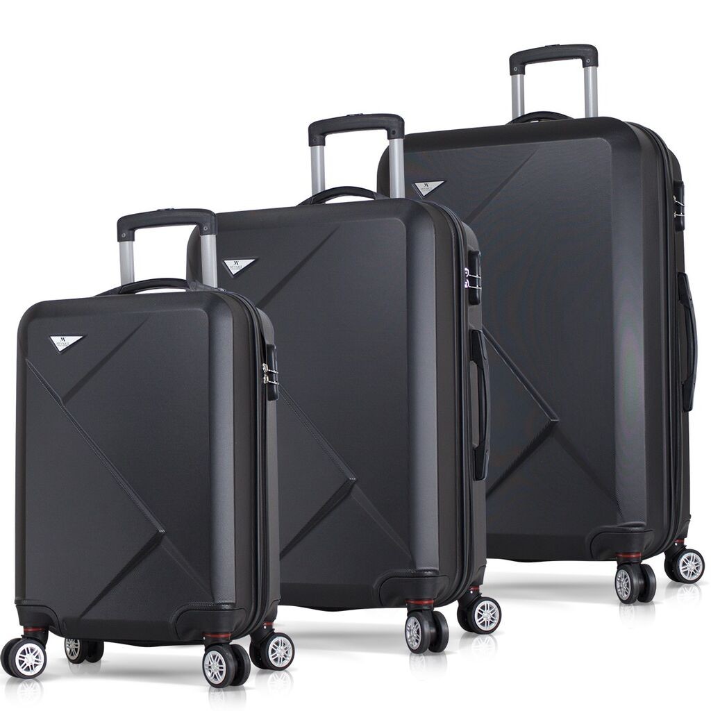 MyValice Set kofera 8008, 3 dela, Crni