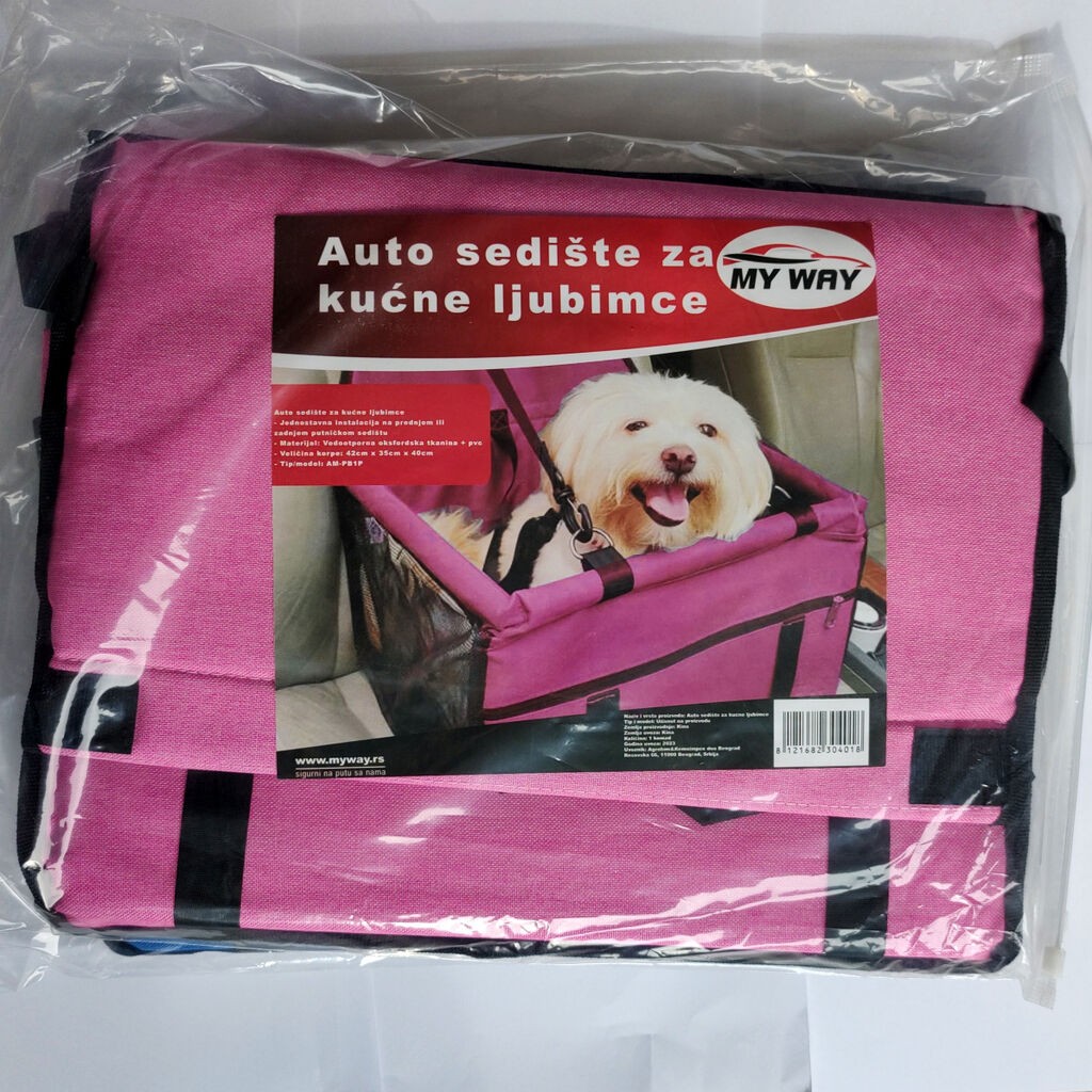 My Way Auto Sedište za kućne ljubimce, Roze