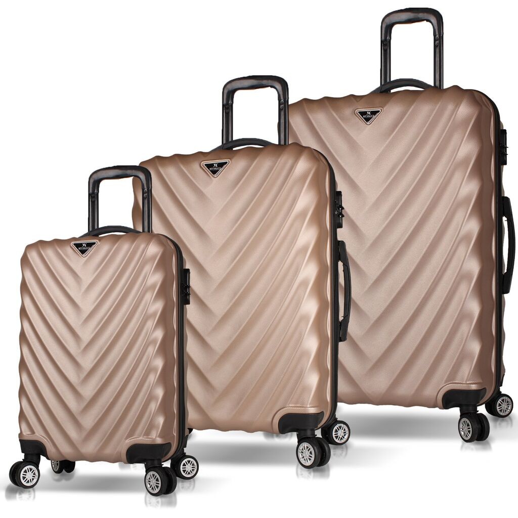 MyValice Set kofera 6593, 3 dela, Zlatne boje