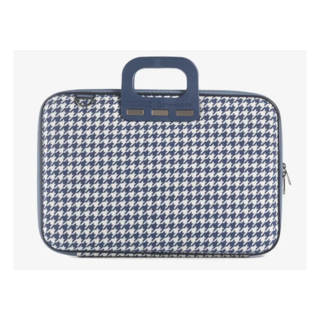 Bombata Torba za laptop Pied de Poule, 15.6", Bela