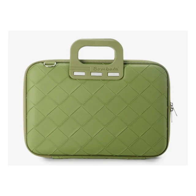 Bombata Torba za laptop Intrecciato, 15.6-16", Zelena