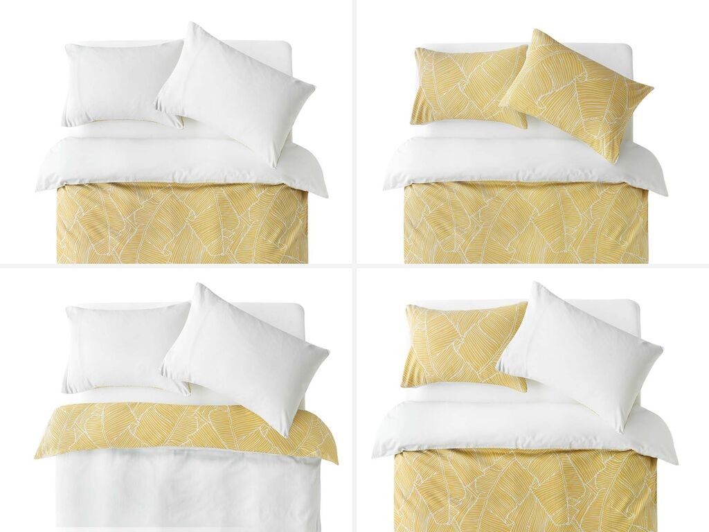 Dormeo Set posteljine Nature Serenity, 140x200cm, Žuti