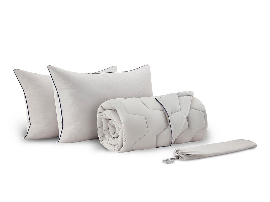 Dormeo Set jastuka i jorgana Adaptivego Lux, 200x200cm, Siva