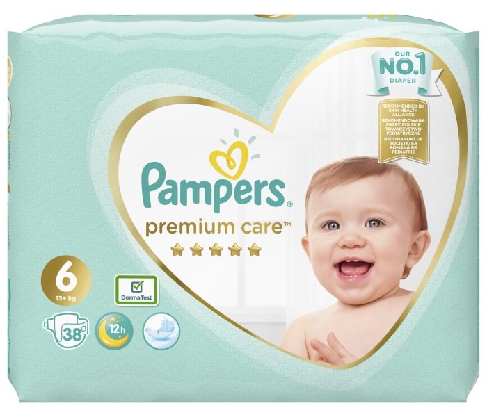 Pampers Pelene Premium Care 6, 13+kg, 38/1