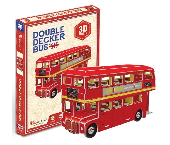 CUBIC FUN Puzzle 3D Double Decker Bus S3018