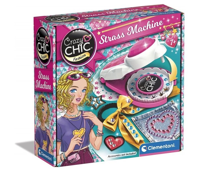 Clementoni Kreativni set za devojčice Crazy Chic Strass masine
