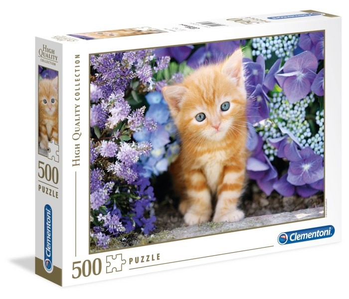 CLEMENTONI Puzzle 500 delova Gattino Rosso