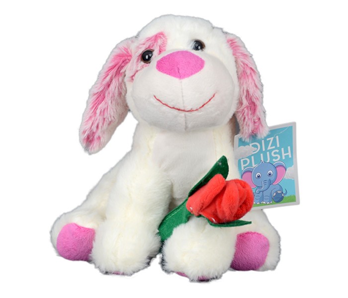 Dizi Plišana igračka 20cm pas sa cvetom,